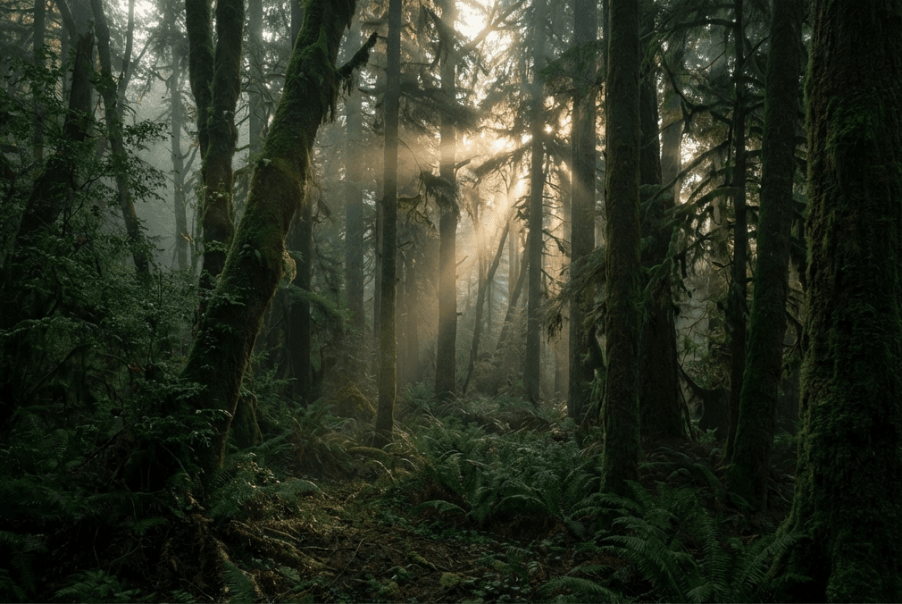 Serene Forest Background