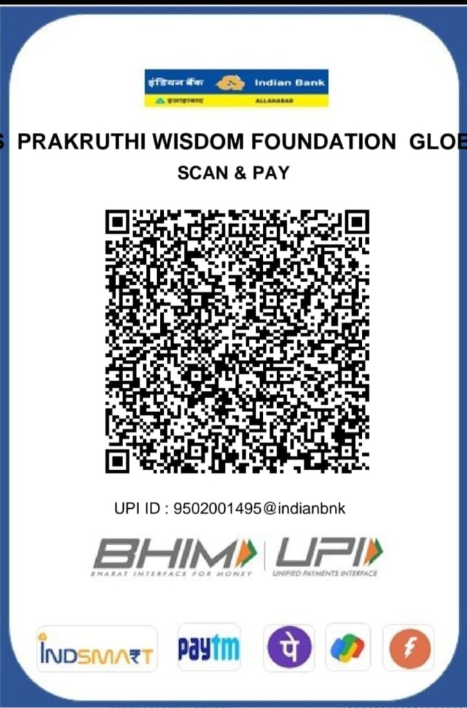 Scan to Pay - Prakruthi Wisdom Foundation